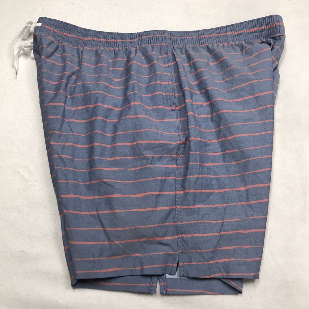 CHUBBIES Lined Swim Short Men 3XL XXXL Blue Stripe Nylon Blend Trunks Drawstring - Picture 3 of 11